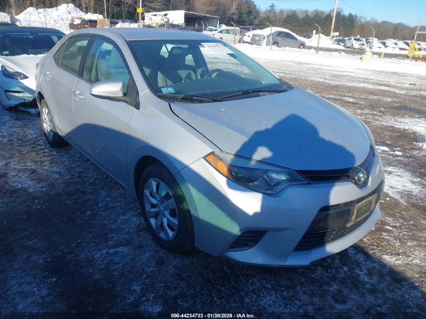 2016 Toyota Corolla Le