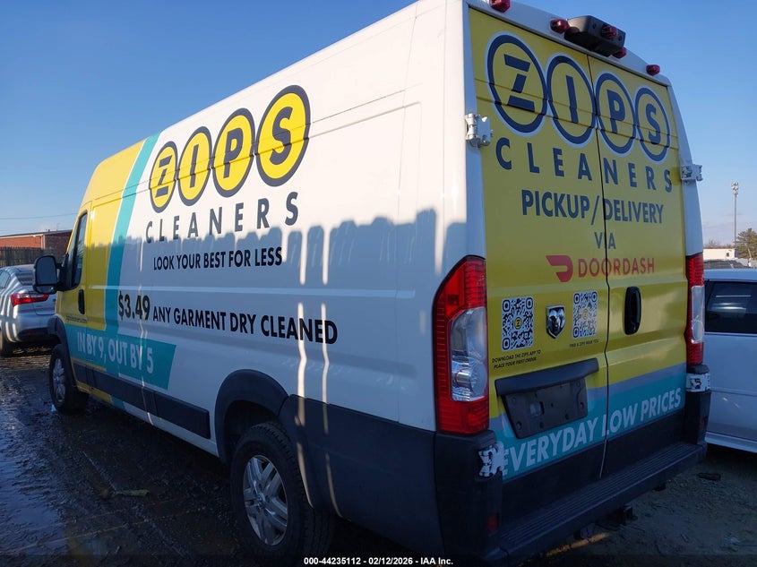 2021 Ram Promaster 3500 Cargo Van High Roof 159 Wb Ext