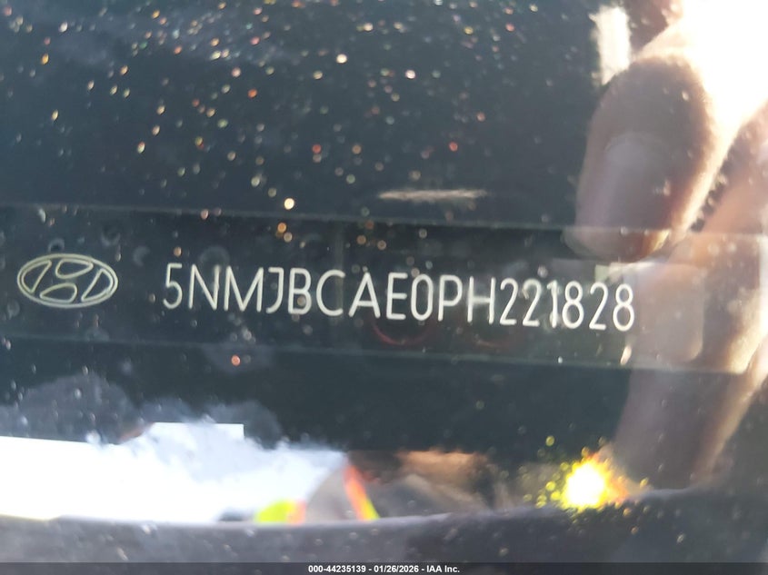 VIN 5NMJBCAE0PH221828 2023 HYUNDAI TUCSON SEL
