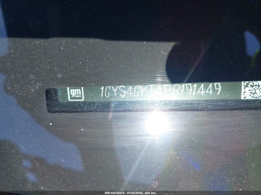 2023 Cadillac Escalade Sport Platinum VIN: 1GYS4GKT4PR191449 Lot: 44235315