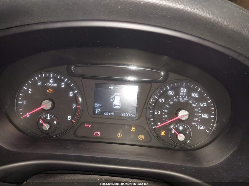 2019 Kia Sorento 2.4L Lx VIN: 5XYPGDA36KG604109 Lot: 44235588