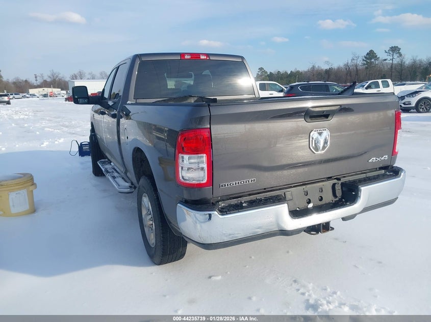 Vin: 3c6ur5dl7rg297812, lot: 44731810, ram 2500 big horn  4x4 6'4 box 20243