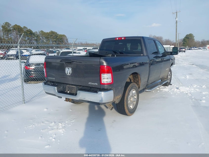 Vin: 3c6ur5dl7rg297812, lot: 44731810, ram 2500 big horn  4x4 6'4 box 20244