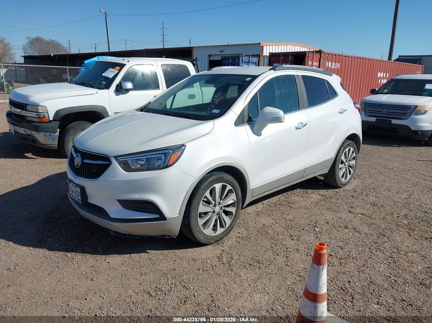 Vin: kl4cjasb7kb898032, lot: 44731837, buick encore fwd preferred 20192
