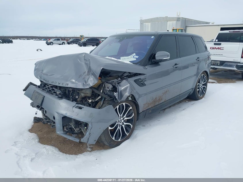 Vin: salwr2su6na234309, lot: 44732182, land rover range rover sport hse silver edition mhev 20222