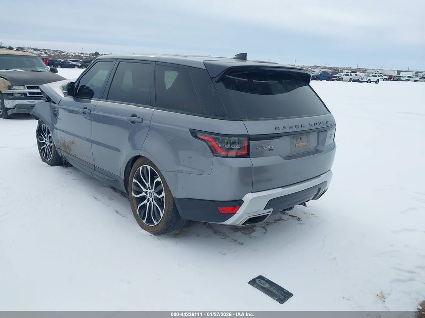 Vin: salwr2su6na234309, lot: 44732182, land rover range rover sport hse silver edition mhev 20223