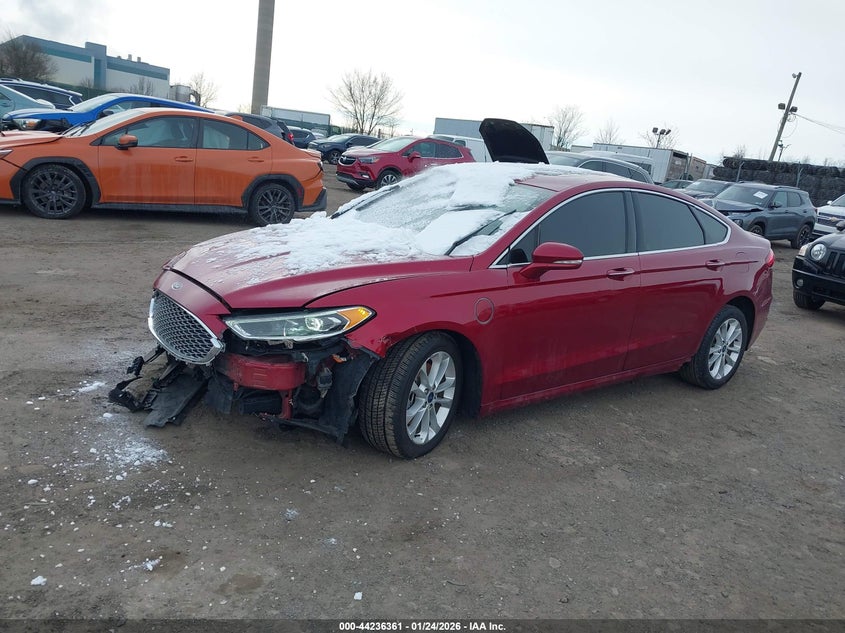 2019 Ford Fusion Energi Titanium 3FA6P0SU3KR266935 photo 1