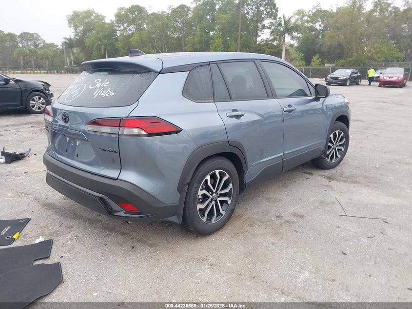 Vin: 7mufbabg2tv096452, lot: 44732660, toyota corolla cross hybrid s 20264