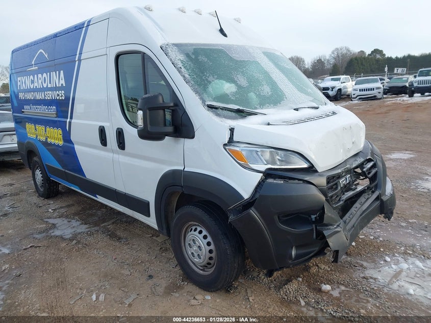 VIN 3C6LRVDG0SE523141 2025 RAM PROMASTER 2500 TRADESMAN HIGH ROOF 159 WB W/PASS SEAT
