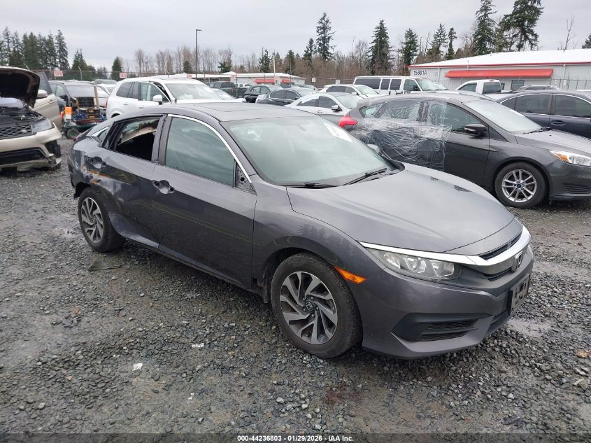 2016 Hond Civic Sedan Ex W/Con Ex