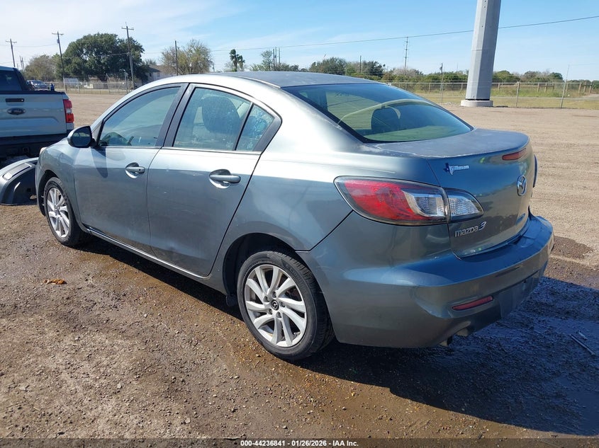 2012 Mazda 3 2.0 I Touring blue Lot 111044236841 Vin JM1BL1V76C1676883