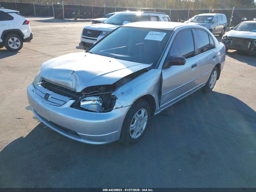 2001 Honda Civic Lx 2HGES16581H587555 photo 1