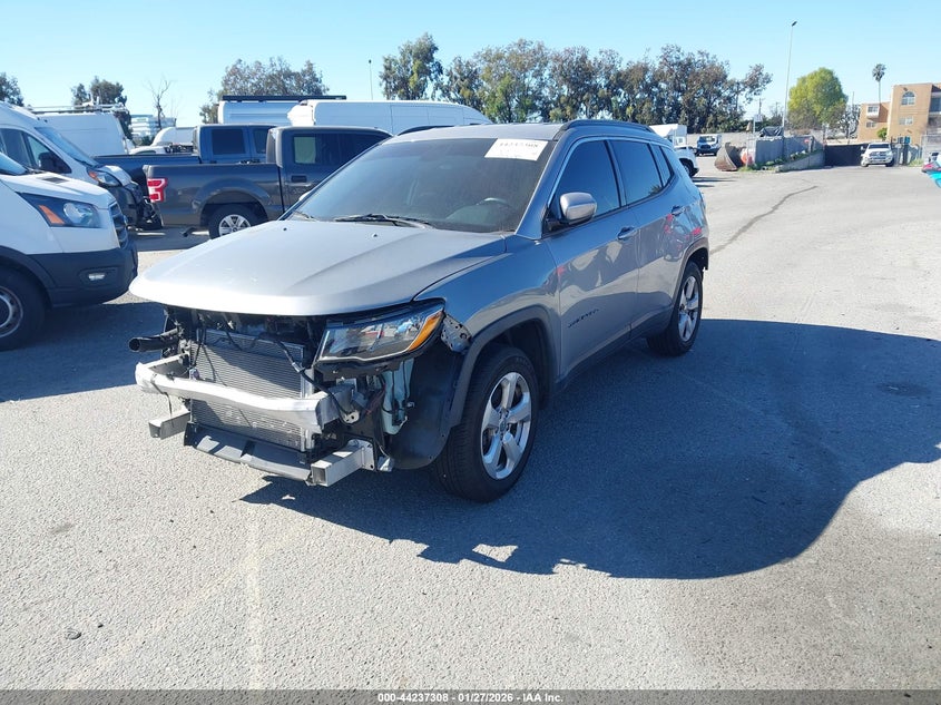Vin: 3c4njcbb0kt677008, lot: 44733379, jeep compass latitude fwd 20192