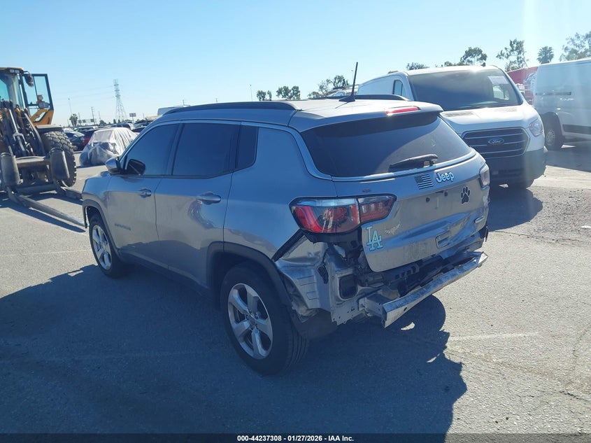 Vin: 3c4njcbb0kt677008, lot: 44733379, jeep compass latitude fwd 20193