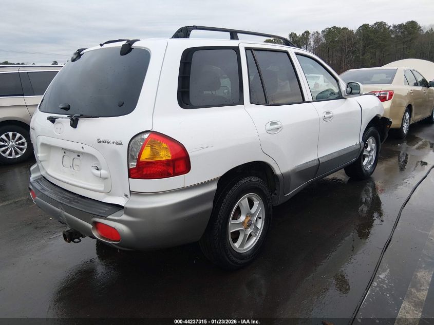 2001 Hyundai Santa Fe 2.7L V6 Gls/2.7L V6 Lx