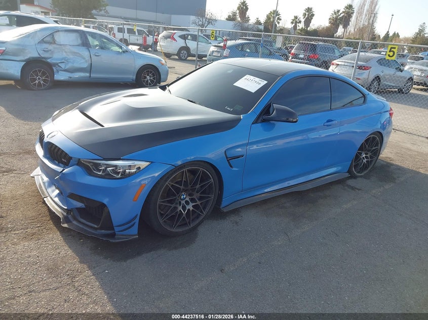 2018 BMW M4 COUPE 3.0L I-6 DI, DOHC, VVT, TURBO, 425HP