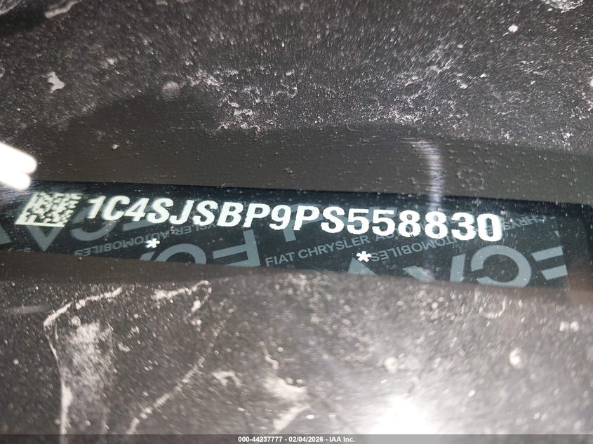 2023 Jeep Wagoneer L Series Ii Carbide 4X4 VIN: 1C4SJSBP9PS558830 Lot: 44237777