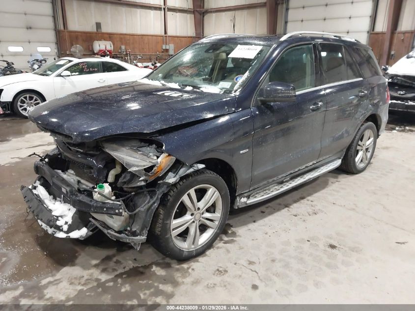 2012 Mercedes-Benz Ml 350 4Matic