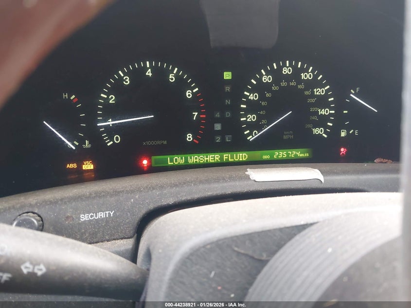 1998 Lexus Ls 400 VIN: JT8BH28F1W0106423 Lot: 44238921