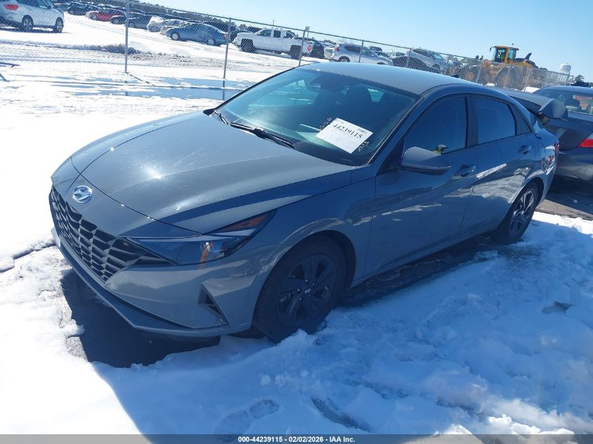 2022 Hyundai Elantra Hybrid Blue