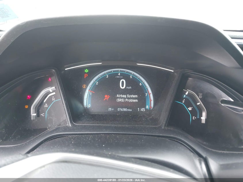 2019 Honda Civic Lx VIN: 2HGFC2F66KH582372 Lot: 44239189