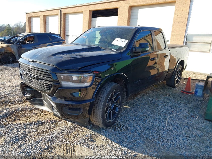 Vin: 1c6rredt6kn617365, lot: 44735824, ram 1500 laramie  4x2 6'4 box 20192