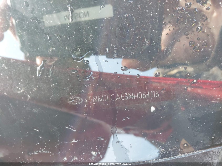 2022 Hyundai Tucson Sel VIN: 5NMJFCAE3NH064118 Lot: 44239976