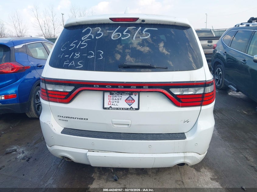 2017 DODGE DURANGO VIN: 1C4SDJCT0HC783310
