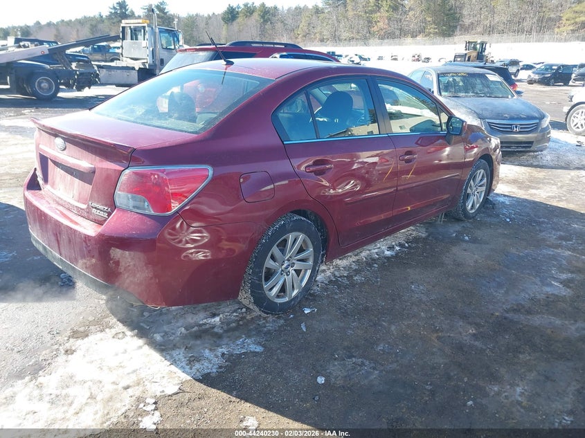 Vin: jf1gjac67fh004452, lot: 44736384, subaru impreza 2.0i premium 20154