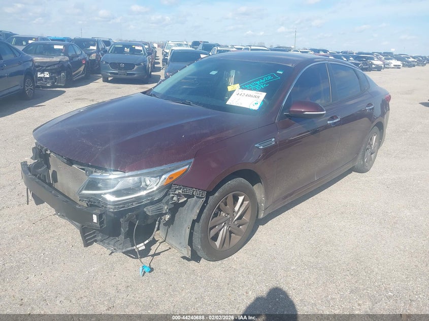 Vin: 5xxgt4l38lg387371, lot: 44736842, kia optima lx 20202