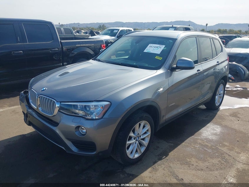 Vin: 5uxwx9c55h0t14173, lot: 44737025, bmw x3 xdrive28i 20172