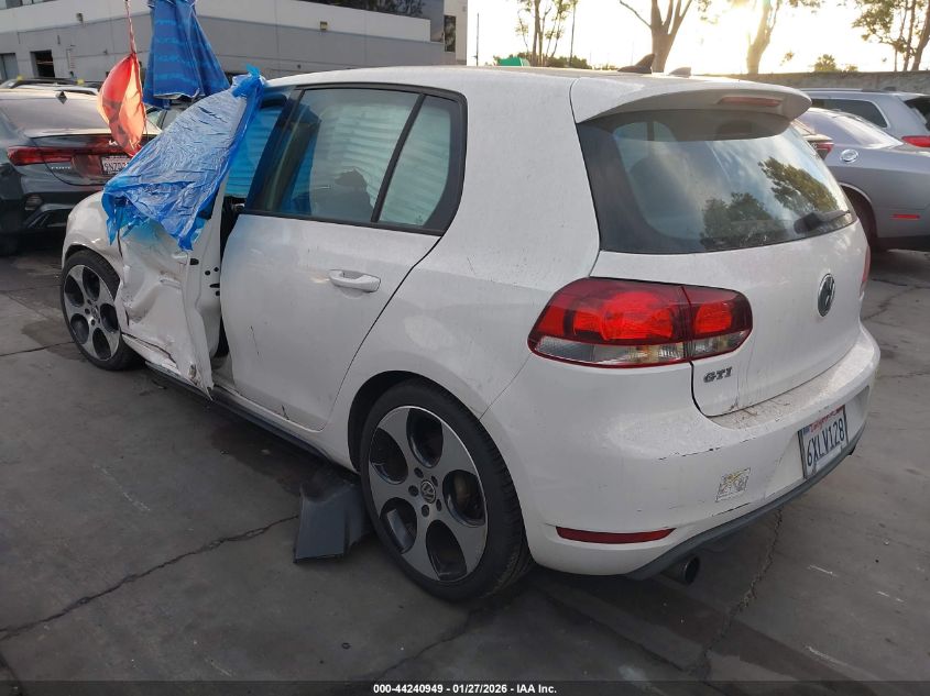2012 Volkswagen Gti 4-Door