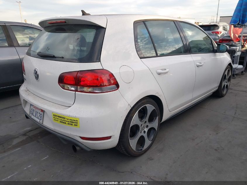 2012 Volkswagen Gti 4-Door