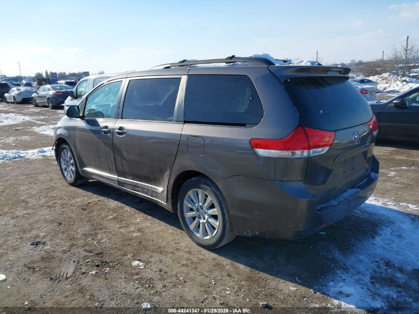 2012 Toyota Sienna Le 7 Passenger
