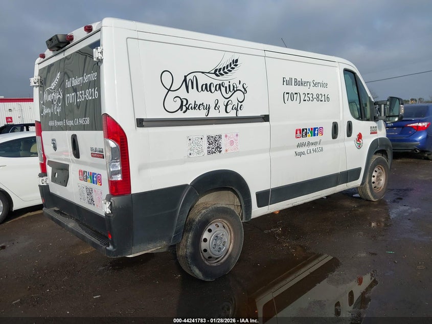 2021 Ram Promaster 1500 Low Roof 136 Wb