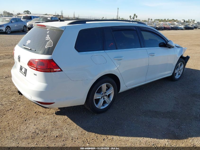 2015 Volkswagen Golf Sportwagen Tdi S 4-Door