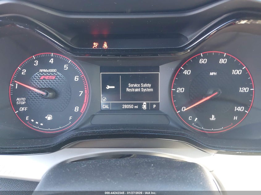 VIN KL77LGEP5SC324726 2025 CHEVROLET TRAX FWD 1RS