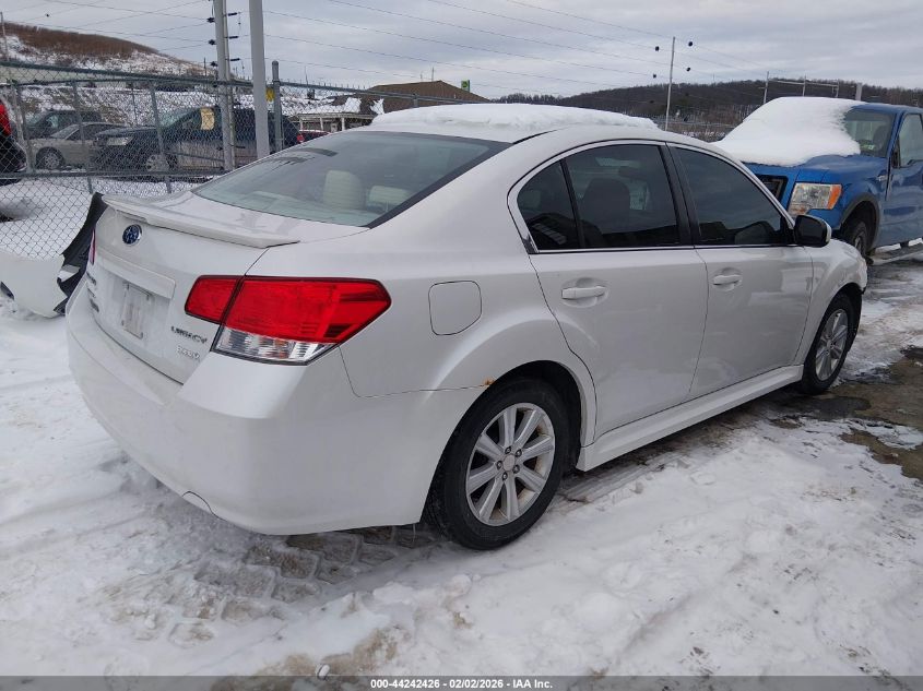 2010 Subaru Legacy 2.5I Premium