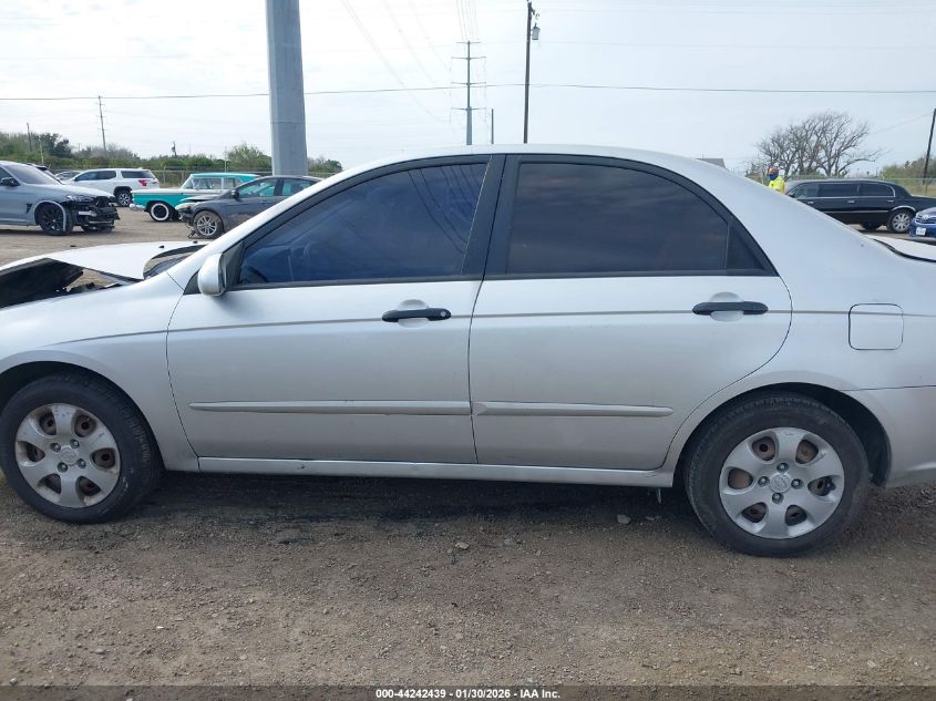 2009 Kia Spectra Lx VIN: KNAFE221495635099 Lot: 44242439