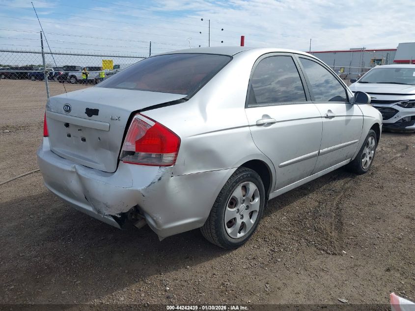 2009 Kia Spectra Lx VIN: KNAFE221495635099 Lot: 44242439