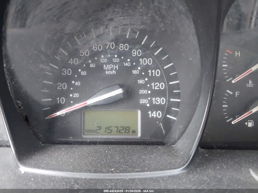 2009 Kia Spectra Lx VIN: KNAFE221495635099 Lot: 44242439