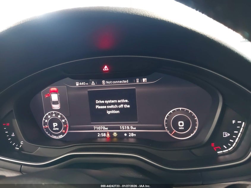 2019 Audi A4 45 Premium VIN: WAUENAF48KN019907 Lot: 44242723