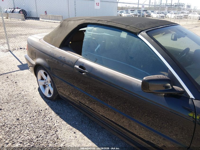 2004 BMW 325Ci VIN: WBABW334X4PL30617 Lot: 44243105