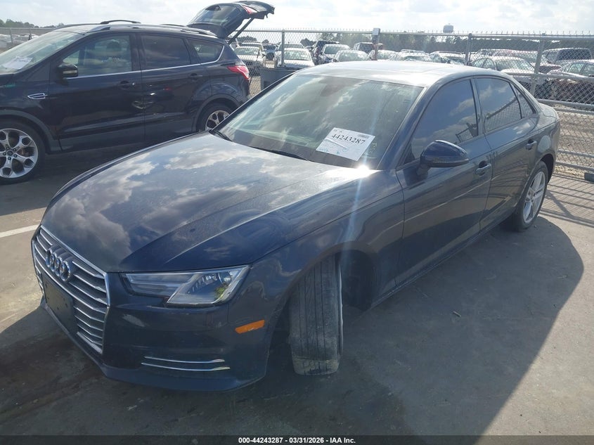 Vin: wauanaf46hn015572, lot: 44739441, audi a4 2.0t premium 20172