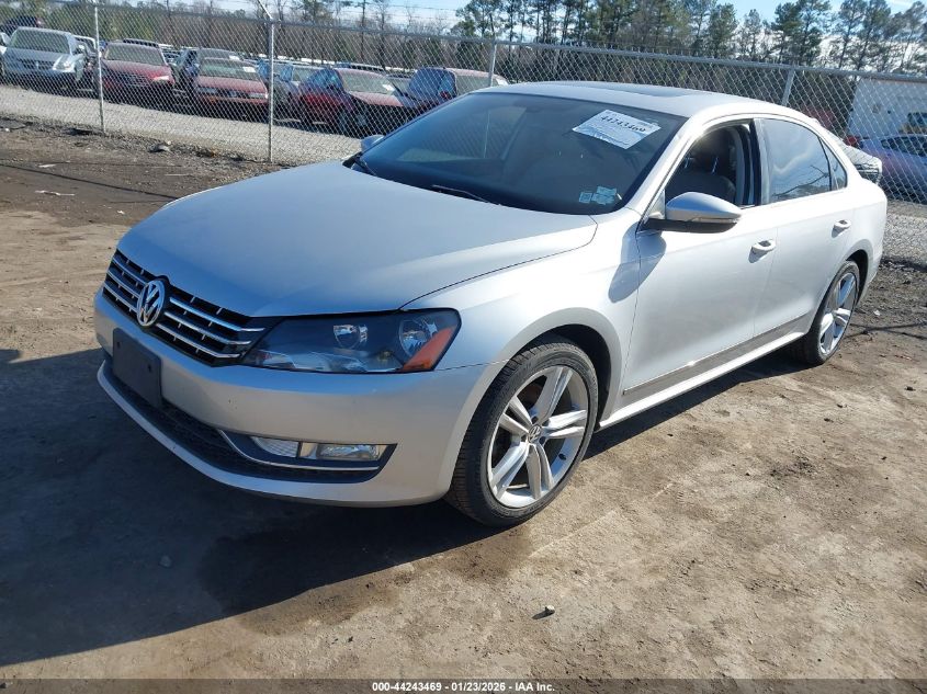 2012 Volkswagen Passat 3.6L V6 Sel Premium