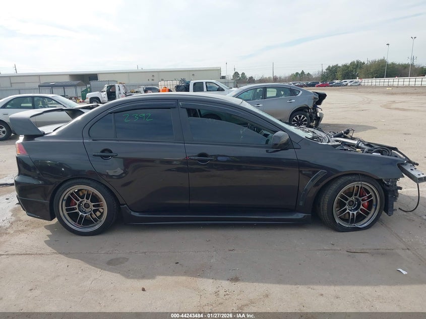 2010 Mitsubishi Lancer Evolution Gsr VIN: JA32W8FV3AU008613 Lot: 44243484