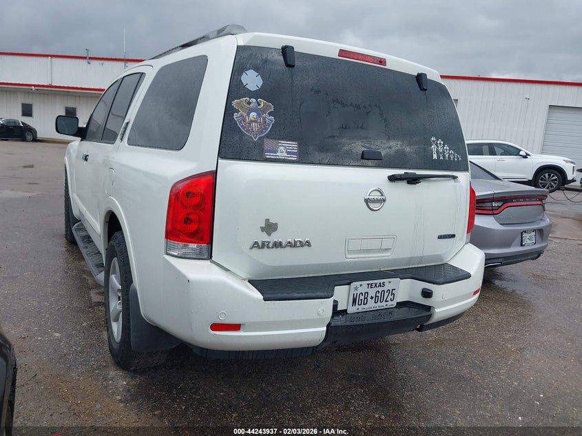 Vin: 5n1ba0nd8dn603378, lot: 44740091, nissan armada sv 20133