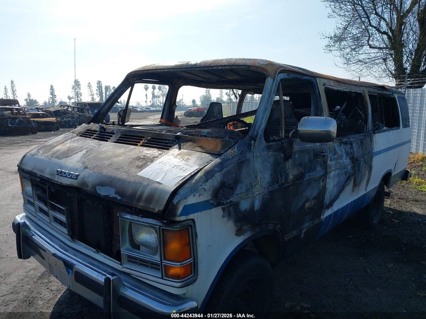 1990 Dodge Ram Wagon B350 Bus VIN: 2B5WB35Z7LK764730 Lot: 44243944