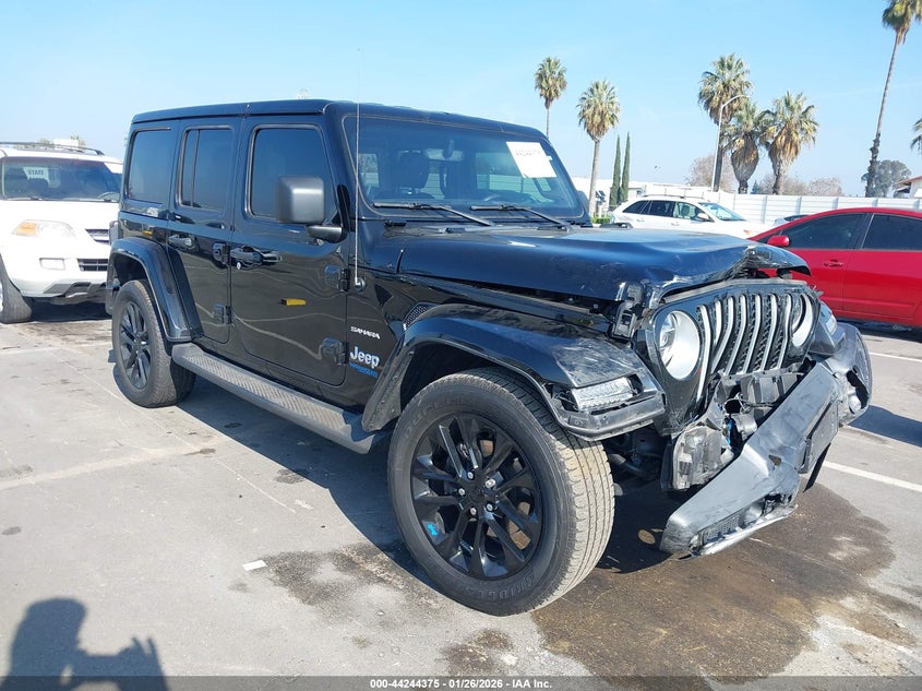 2022 Jeep Wrangler 4Xe Unlimited Sahara 4X4