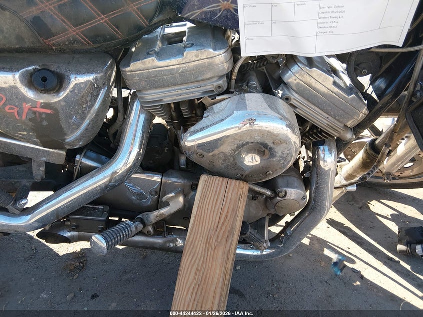 1987 Harley-Davidson Xlh883 VIN: 1HD4CAM13HY112594 Lot: 44244422